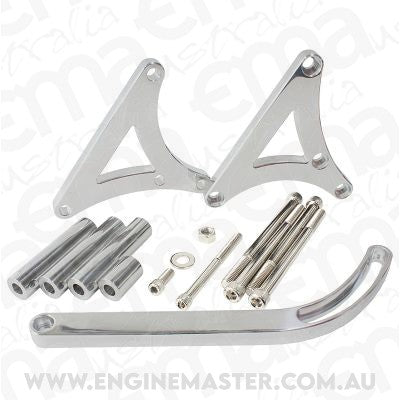 Aeroflow AF64-4025 Billet Holden V8 Pass Side Midalt Brk Hq-Wb Ear/Late Altern