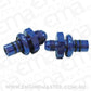 Aeroflow AF64-4356 Ford Efi Regulator Adapter -6AN with .435" Shank Blue