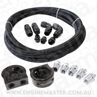 Aeroflow AF30-4000 Universalersal Oil Cooler Line Kit 3/4-" 13/16" M18 M20 & M22