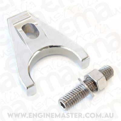 Aeroflow AF64-2038C Billet Distributor Hold Down Chrome Clamp suits Holden V8