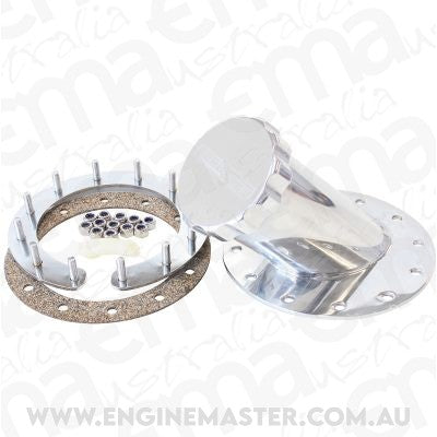 Aeroflow AF85-3000 45 Deg 2-1/2" x 5" Remote Fillsuits All AFcells Polished