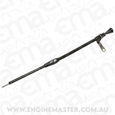 Aeroflow AF64-2109BLK Sb Chev Engine Dipstick Late Model Drivers Side Black