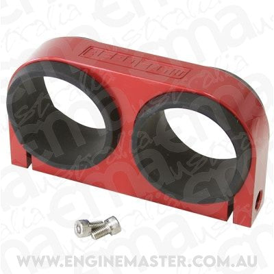 Aeroflow AF64-2902R Billet Fuel Pump Bracket Boschred Dual suits Bosch / AF49