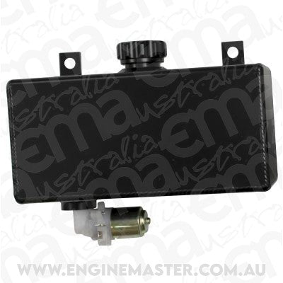Aeroflow AF77-1005BLK Fabricated Black Washer Tank with Motor -L W H=80x210x100mm