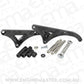 Aeroflow AF64-4033BLK Holden V8 Drivers Side Alternabracket Mid Mount Billet Brack