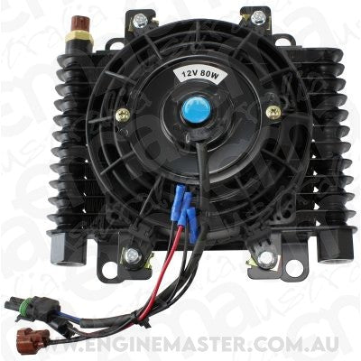 Aeroflow AF72-6003 10 x 7-1/2" Comp Trans Cooler with 120W Fan & Switch -10ORB