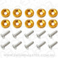 Aeroflow AF64-4365G Billet Dress Up / Fender Bolt (10 Pack) M6 x 1.00mm UHL 20mm