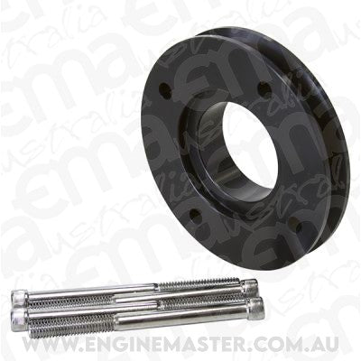 Aeroflow AF64-3010BLK Gilmer V-Groove Adapter Black Holden Suit AF64-3003Blk