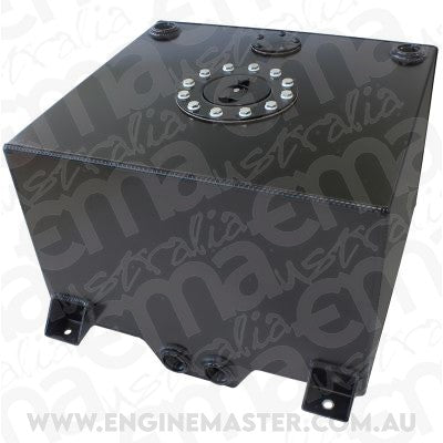 Aeroflow AF85-2100ABLK Black Alloy Fuel Cell 38 Litre10 Us Gallons with Cavity/Sump