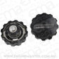 Aeroflow AF64-5033BLK Billet Radiator Cap 32mm 1.44B Complete with Billet Cover