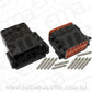 Aeroflow AF49-9012 Weathertight 12 Pin Connector Kit Deutsch Dt Style Black