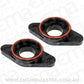 Aeroflow AF64-5055BLK for Nissan R35 Gtr Bov Adapters Use with 64-5050 Or 64-5051