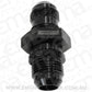Aeroflow AF88-2008BLK Billet Bulkhead Inserts -8AN Sold Seperatley Black
