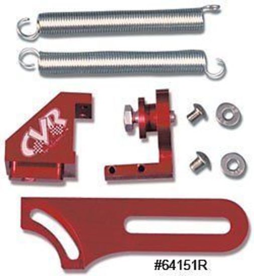 CVR CVR64151R Throttle Return Spring Assembly Red Anodised
