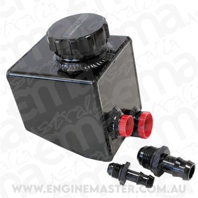 Aeroflow AF77-1020BLK LS Power Steering Reservoir Barb Fittings Inc -10 & -6 ORB