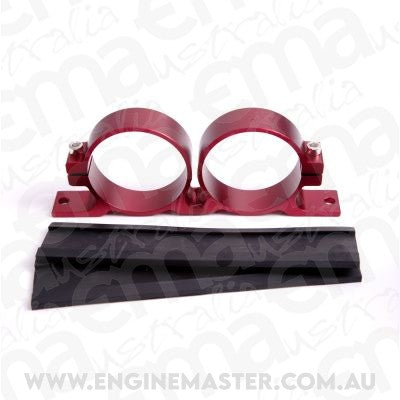Aeroflow AF64-2015R Billet Fuel Pump Bracket Boschred Dual suits All Bosch