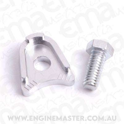 Aeroflow AF64-2035S Billet Distributor Hold Down Silv Clamp Ford Windsor & 351C