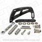 Aeroflow AF64-4011BLK Black Power Steer Bracket S/B High Mount Suit S/B Chev