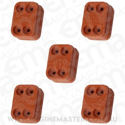 Aeroflow AF49-9041 Weathertight Wire Seal 4 Pin Pack Of 5 Deutsch