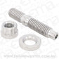 Aeroflow Performance AF55-2000 M8 x 1.25mm Titanium Stud, Nut and Washer Kit Sold as One Stud, One Flat Washer and One 12 Point Nut