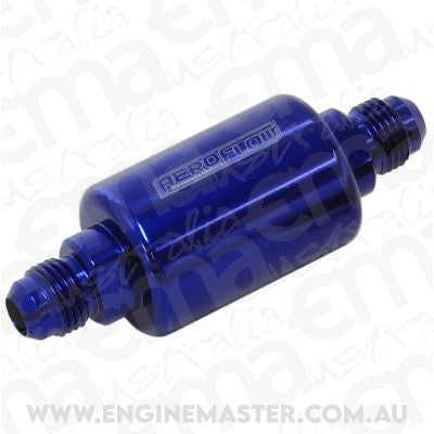 Aeroflow AF66-2052 Aeroflow Filter 40 Micron Blue -6AN 1.25" x 3" Notes