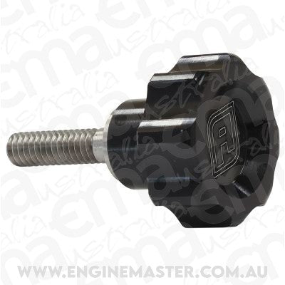 Aeroflow AF59-6400BLK Black Bottle Bracket Nut suits AF6400