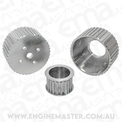 Aeroflow AF64-3003 Gilmer Drive Kit - Silver Holden 253-308 V8