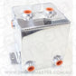 Aeroflow AF77-1011 Fabric Alloy Universal Tank 2L x 6 -8 ORB Polishd with Mount Tabs