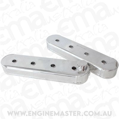Aeroflow AF77-5003 Fabricated Valve Covers Polished Suit Chev/Holden LS