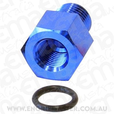 Aeroflow AF64-2063 Fuel Rail Adapt for Mazda / for Toyotarx-7 - Mr2 / Celica Gt4 Blue