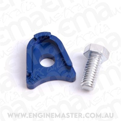 Aeroflow AF64-2035 Billet Distributor Hold Down Blue Clamp Ford Windsor & 351C