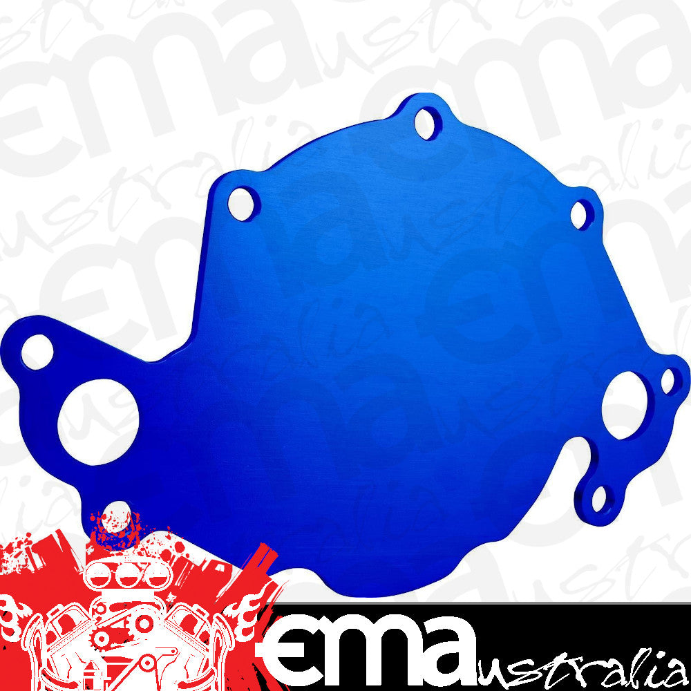 CVR CVR65022BL Ford 289-351w Aluminium Water Pump Backing Plate Blue