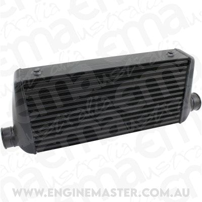 Race Series Aluminium Intercooler with 3" Inlet/Outlets (Black Finish. 600 x 300 x 100mm)