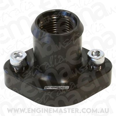 Aeroflow AF64-4030BLK for Nissan / Holden Rb Waterneck Housing Features -12ORB Upper