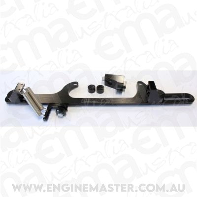 Aeroflow AF64-2002BLK Billet Throttle Cable Bracket Black suits 4500 Style