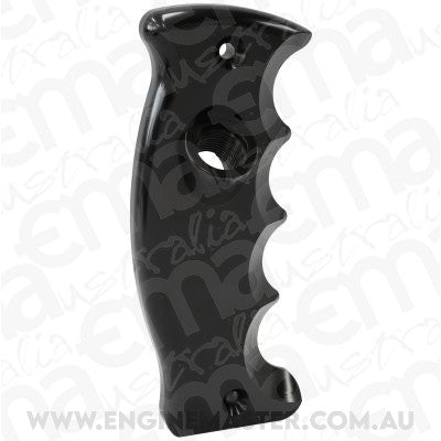 Aeroflow AF72-9913BLK BUTTON PISTOL GRIP SIDE PLATE DRIVERS SIDE HANDLE BLACK