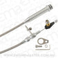 Kickdown Cable With Stainless Steel Cover & Chrome Ends (Suit GM TH700 & Early 4L60E Transmission)