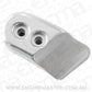 Aeroflow AF72-9920 SILVER REVERSE LOCKOUT COVER REPLACEMENT BILLET NITRO PISTOATTACK Aeroflow - AF 72-9920