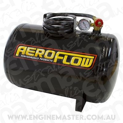 Aeroflow AF77-3000 5 Gal Port Able Air Tank Black with Tank Valve 125 Max Operat