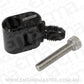 Aeroflow AF64-2187BLK Swivel GM LS Water Cross- Over Adapter -4AN Male Nipple
