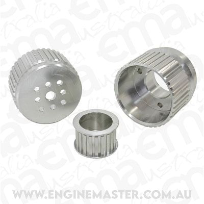 Aeroflow AF64-3001 Gilmer Drive Kit - Silver Chev V8 with Long W/Pump