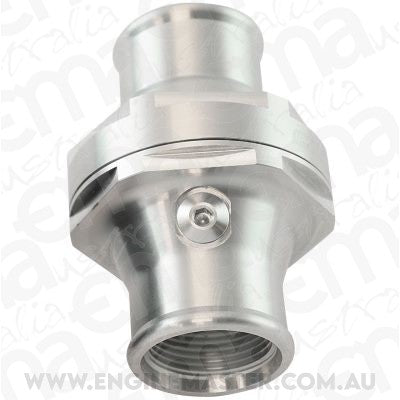 Aeroflow AF64-3044 INLINE THERMOSTAT HOUSING 1.50" 38MM HOSE POLISHED