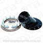 Aeroflow AF85-3000BLK 45 Deg 2-1/2" x 5" Remote Fuelcell Filler Neck