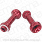 Aeroflow AF59-2138R Replacement Billet Adjustable Fuel Log Legs Suit Adjustable Fuel Log (AF64-2037), 9/16-24" for BG, Demon Carburettors, Red Finish