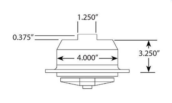 CVR CVR6551 Chev SB 5.7L LT1 Proflo Maximum 55gpm Electric Water Pump