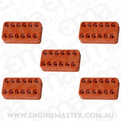 Aeroflow AF49-9044 Weathertight Wire Seal 12 Pin Pack Of 5 Deutsch