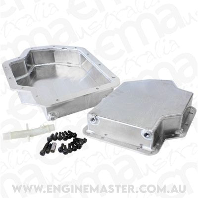 Aeroflow AF72-3001 Th400 3" Deep Fabricated Transmission Pan Inc Filter Extensi