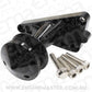 Aeroflow AF64-4367BLK GM LS Power Steering Delete IDler Bracket & Pulley Black