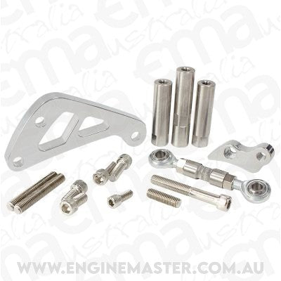 Aeroflow AF64-4002 SBC Suit Mid Mount Alt Brack D/Side Long Pump - Polished