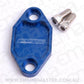 Aeroflow AF64-2029 Billet Fuel Pump Block Off Plate Blue suits Holden 308